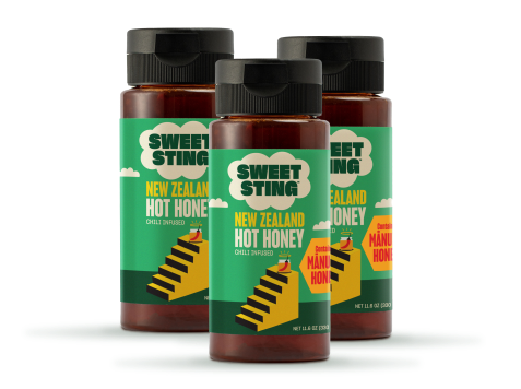 Sweet Sting - New Zealand Hot Honey - Triple Play(3 Pack)